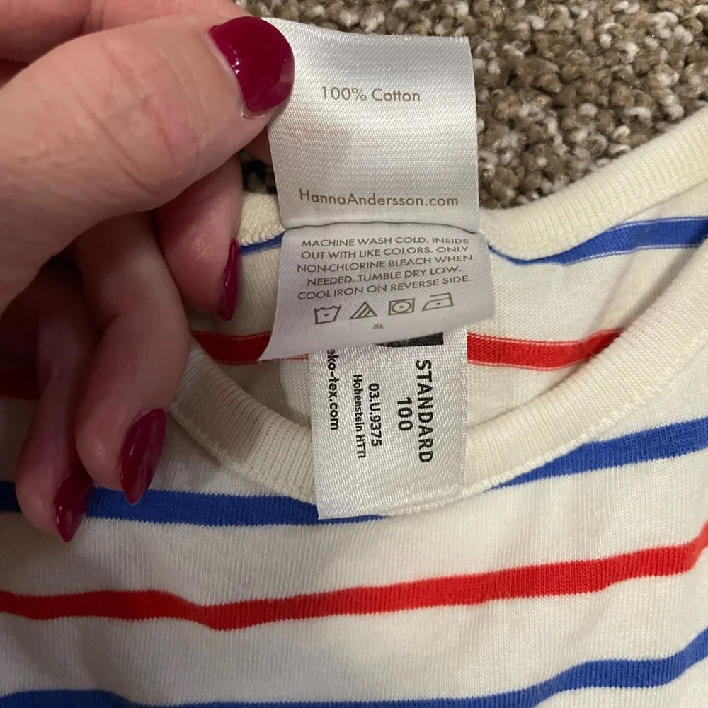 EUC Hanna Andersson Sleeveless Playground Dress w/ Pockets size 6-7 - Picture 8 of 8